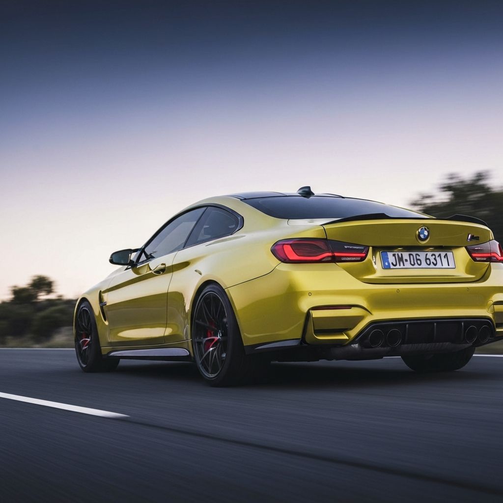 BMW M4 Competition view 2